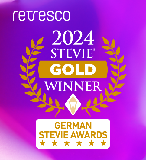 Briefmarke German Stevie Award Gold 2024