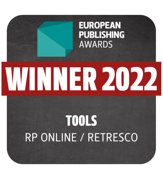 Winner 2022 European Publishing Award - TOOLS RP / Retresco