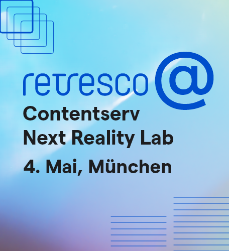 Contentserv Next Reality Lab - 4.Mai in München