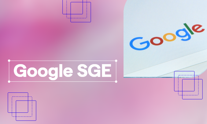 Blogbeitrag zum Theman GoogleSGE Snippets. Abbildung eines Googlesuchfeldes.